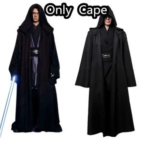 Unisex Jedi and Sith Knight Cosplay Hooded Cloak Robe
