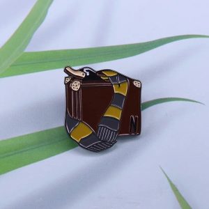 Magical Niffler Suitcase Enamel Lapel Pin for Wizard Fans