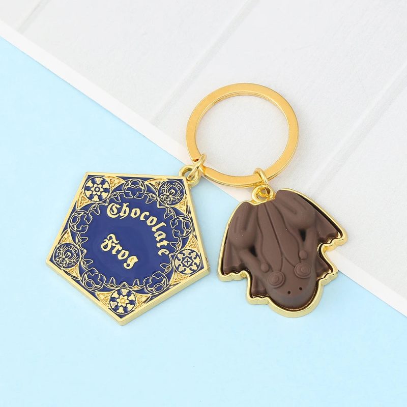 Classic Harry Potter Frog Metal Enamel Keychain - Image 6