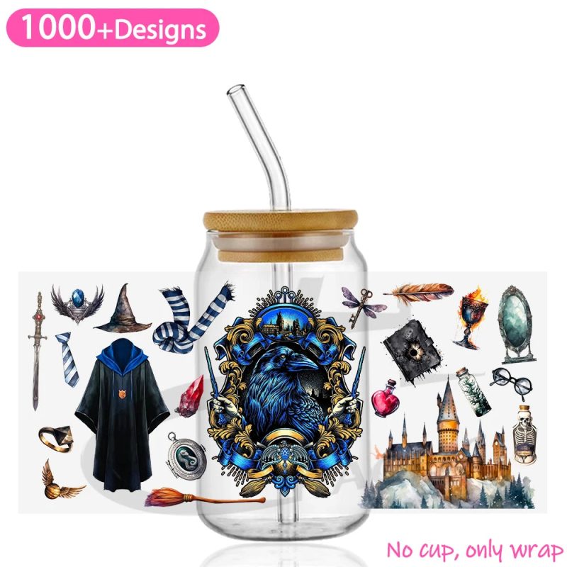 Wizard World UV DTF 16oz Glass Cup Wrap - Image 11