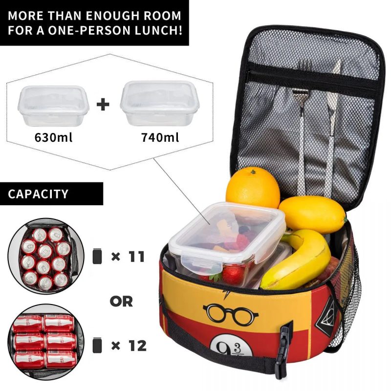 Harry Potter Magic World Insulated Lunch Tote Bag - Image 4
