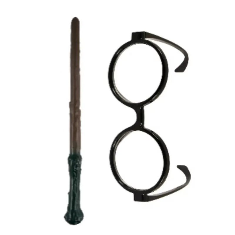 Wizard Dress-Up Costume Set with Hat and Wand - Image 5