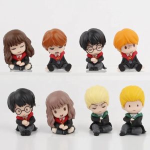 Shoulder-to-Shoulder Wizard Character Display Statues