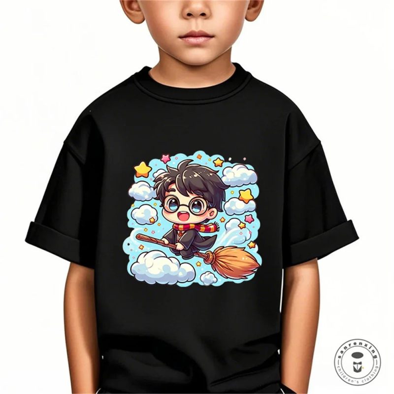 Summer Harry Potter Girls’ Graphic Casual Cotton T-Shirt - Image 16