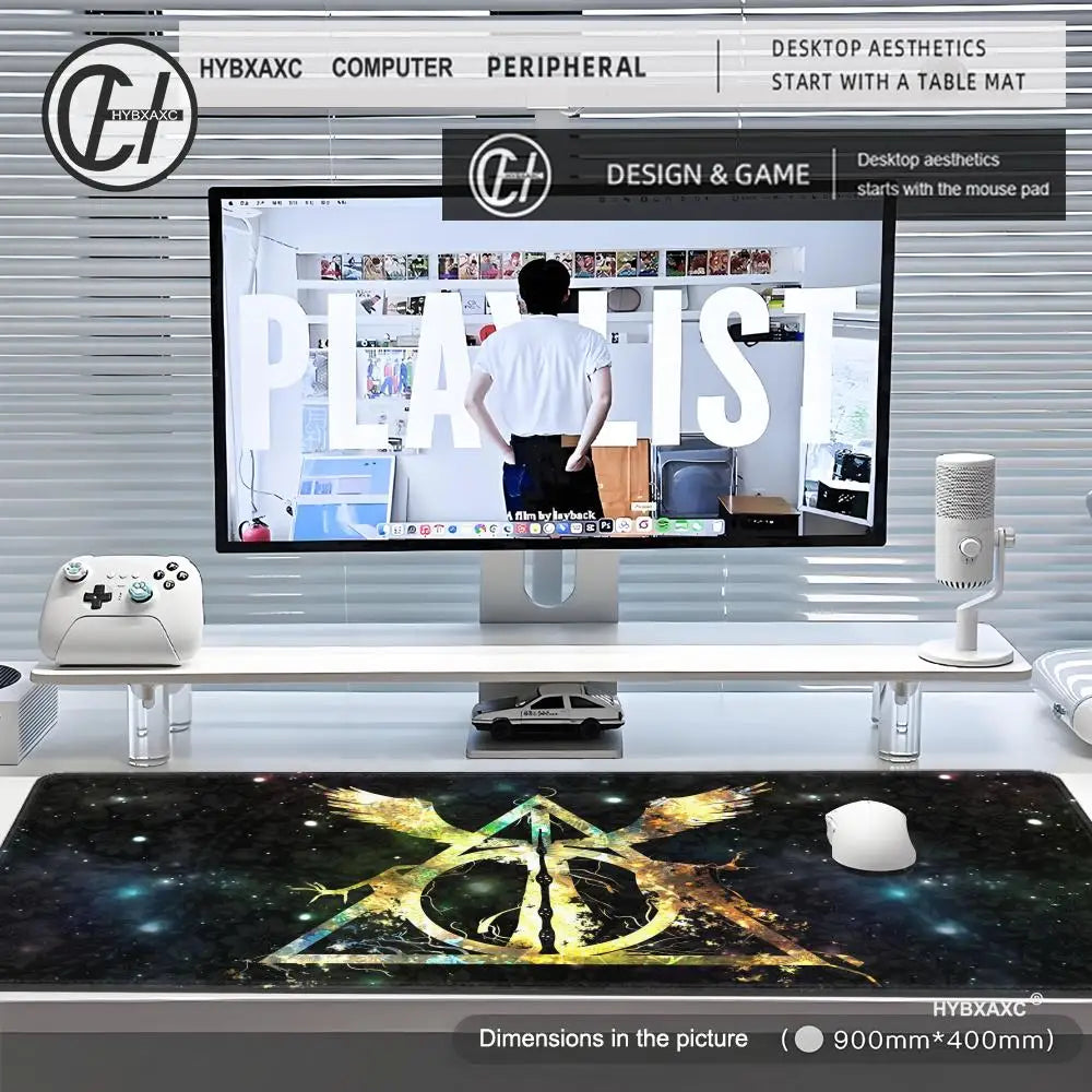 Wand with Potters Ring Mousepad for Wizarding Fans - Image 3