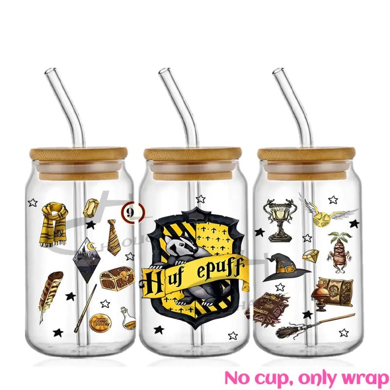 Wizard World UV DTF 16oz Glass Cup Wrap - Image 9