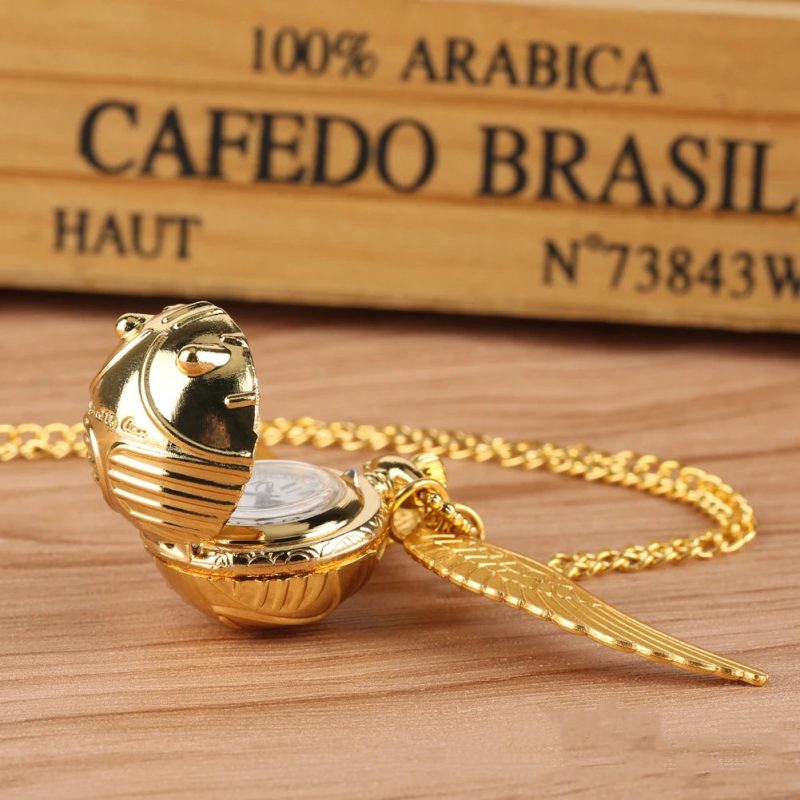 Magical Golden Snitch Necklace for Harry Potter Fans - Image 3