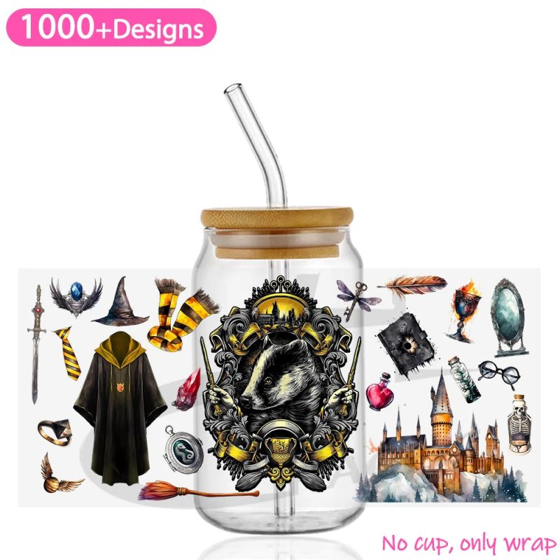 Wizard World UV DTF 16oz Glass Cup Wrap - Image 10