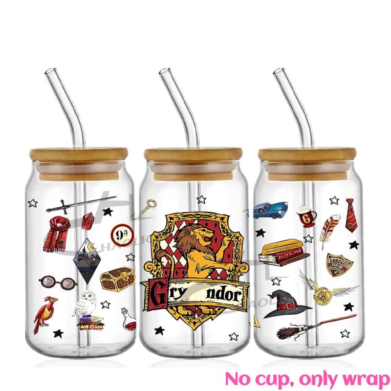 Wizard World UV DTF 16oz Glass Cup Wrap - Image 22