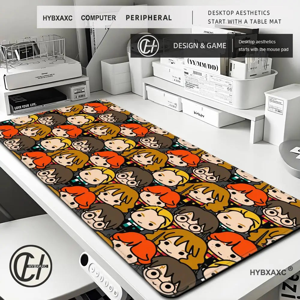 Wand with Potters Ring Mousepad for Wizarding Fans