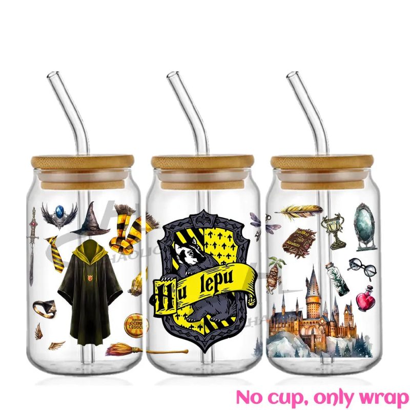 Wizard World UV DTF 16oz Glass Cup Wrap - Image 20