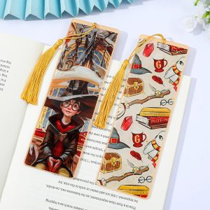 Simple Harry Potter Acrylic Bookmark with Magic Design