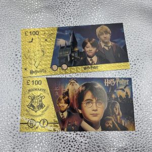 Ron Weasley Collectible Gold Plastic Souvenir Card