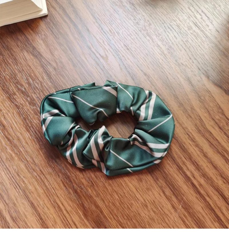 Wizard Magic Stripe School Slytherin Hair Tie Scrunchie - Image 14