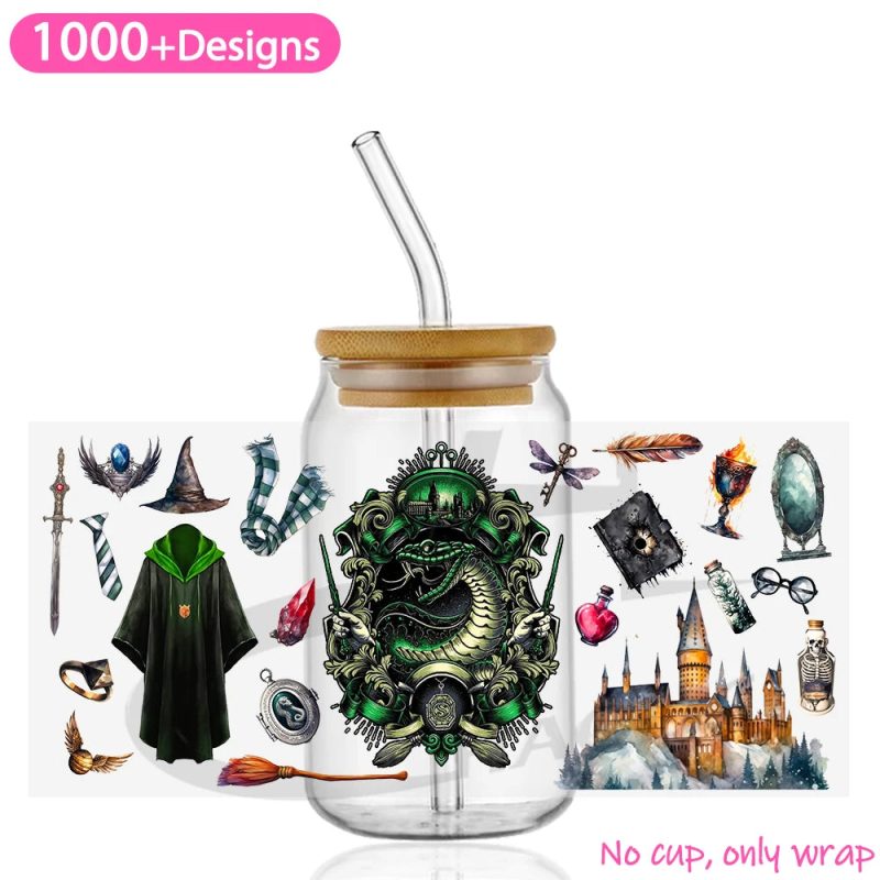 Wizard World UV DTF 16oz Glass Cup Wrap - Image 15