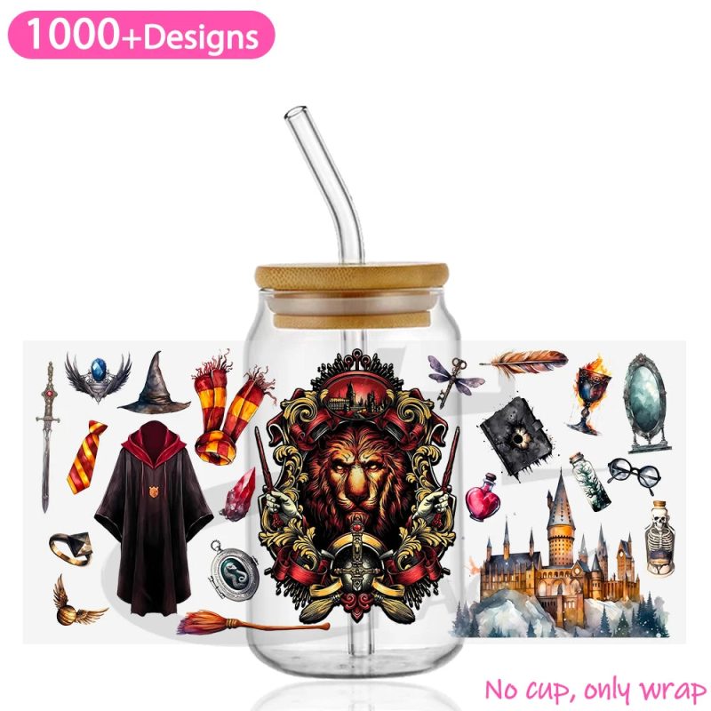 Wizard World UV DTF 16oz Glass Cup Wrap - Image 16