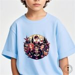 Summer Harry Potter Girls’ Graphic Casual Cotton T-Shirt