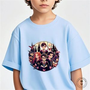 Summer Harry Potter Girls’ Graphic Casual Cotton T-Shirt
