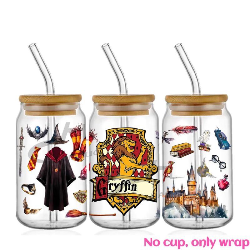 Wizard World UV DTF 16oz Glass Cup Wrap - Image 21