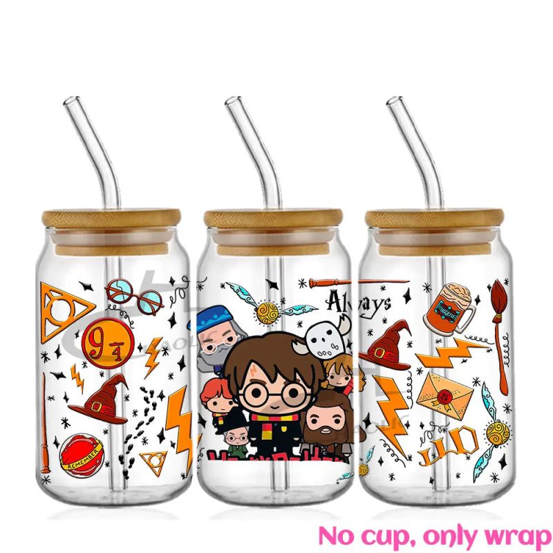 Wizard World UV DTF 16oz Glass Cup Wrap - Image 19