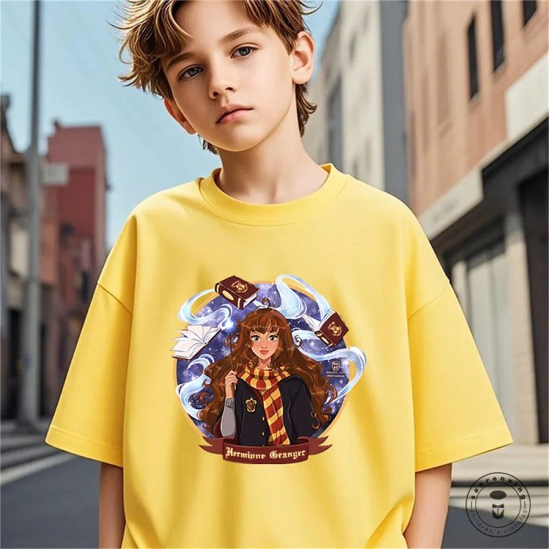 Summer Harry Potter Girls’ Graphic Casual Cotton T-Shirt - Image 18