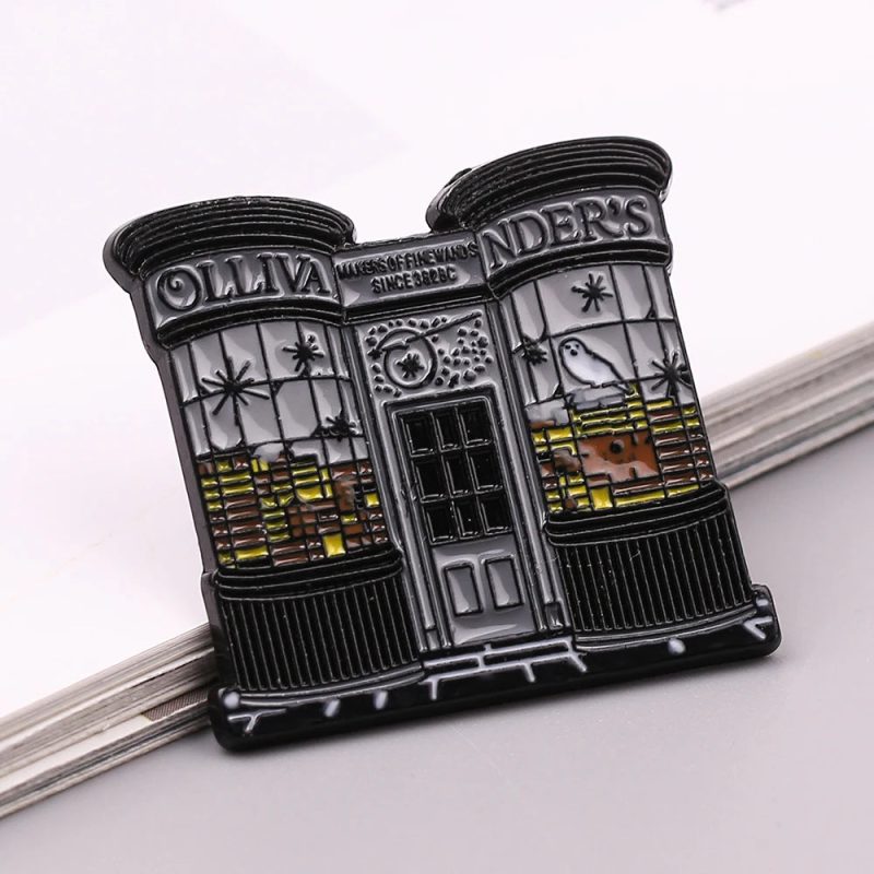 Ollivanders Wand Shop Enamel Badge Collectible Pin - Image 6