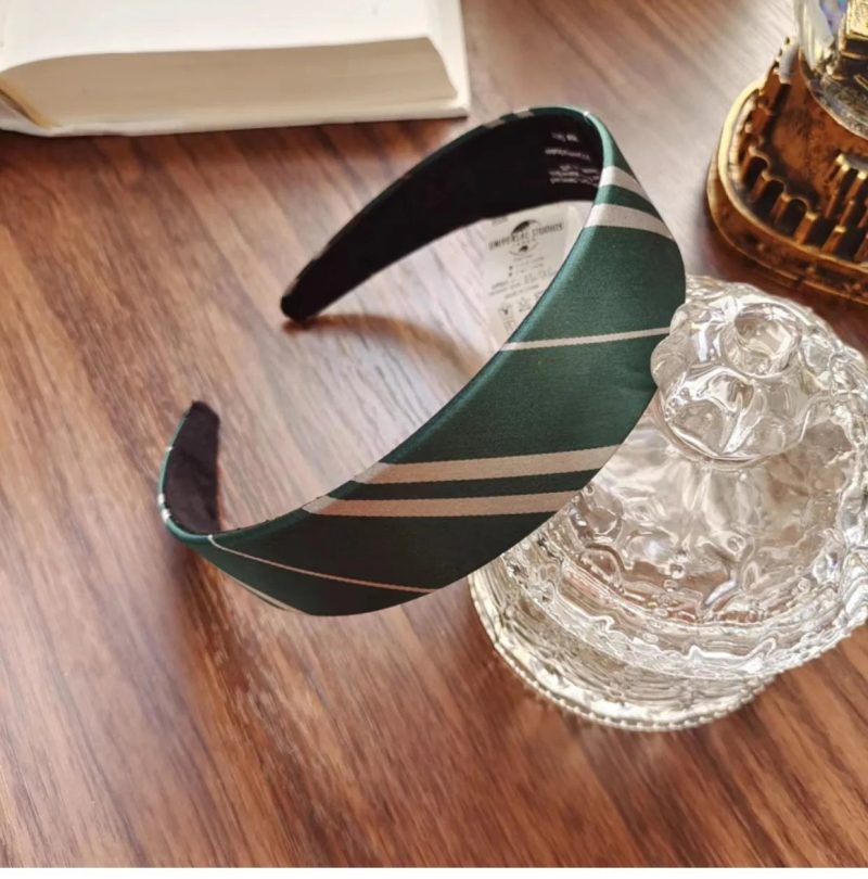 Wizard Magic Stripe School Slytherin Hair Tie Scrunchie - Image 6