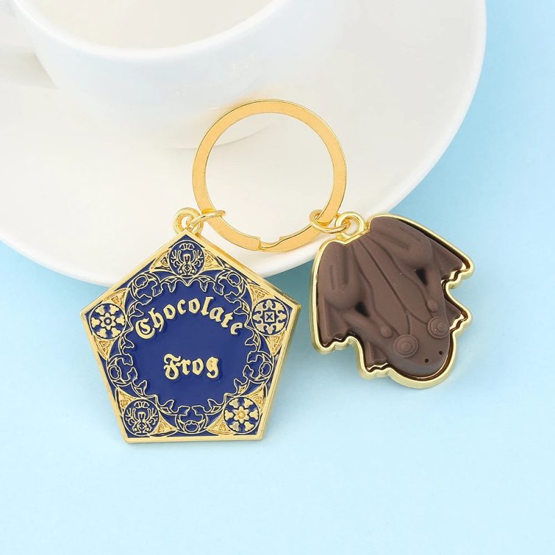 Classic Harry Potter Frog Metal Enamel Keychain - Image 4