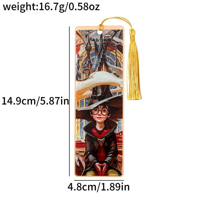 Simple Harry Potter Acrylic Bookmark with Magic Design - Image 7