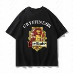 Oversized Harry Potter Cotton Graphic Casual T-Shirt