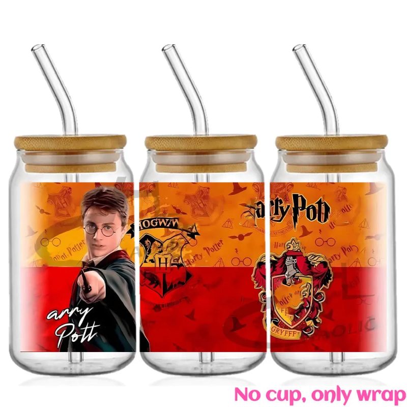 Wizard World UV DTF 16oz Glass Cup Wrap - Image 23