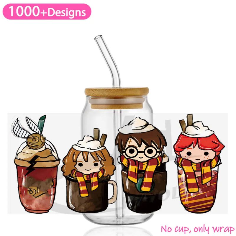 Wizard World UV DTF 16oz Glass Cup Wrap - Image 24