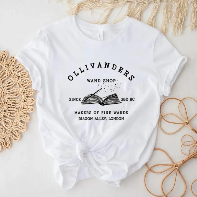 Wizarding World Ollivanders Wand Shop Casual Fan Tee - Image 5