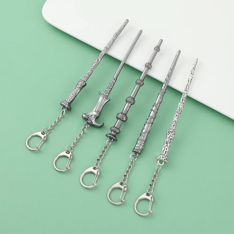Harry Potter Magic Wand Metal Pendant Keyring - Image 5