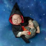 Newborn Magician Photography Costume Outfit Set for Baby