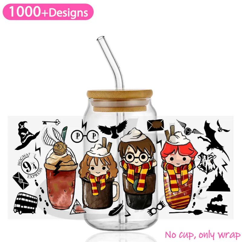 Wizard World UV DTF 16oz Glass Cup Wrap - Image 25