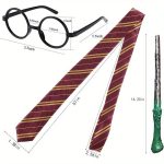 Wizard Dress-Up Costume Set with Hat and Wand