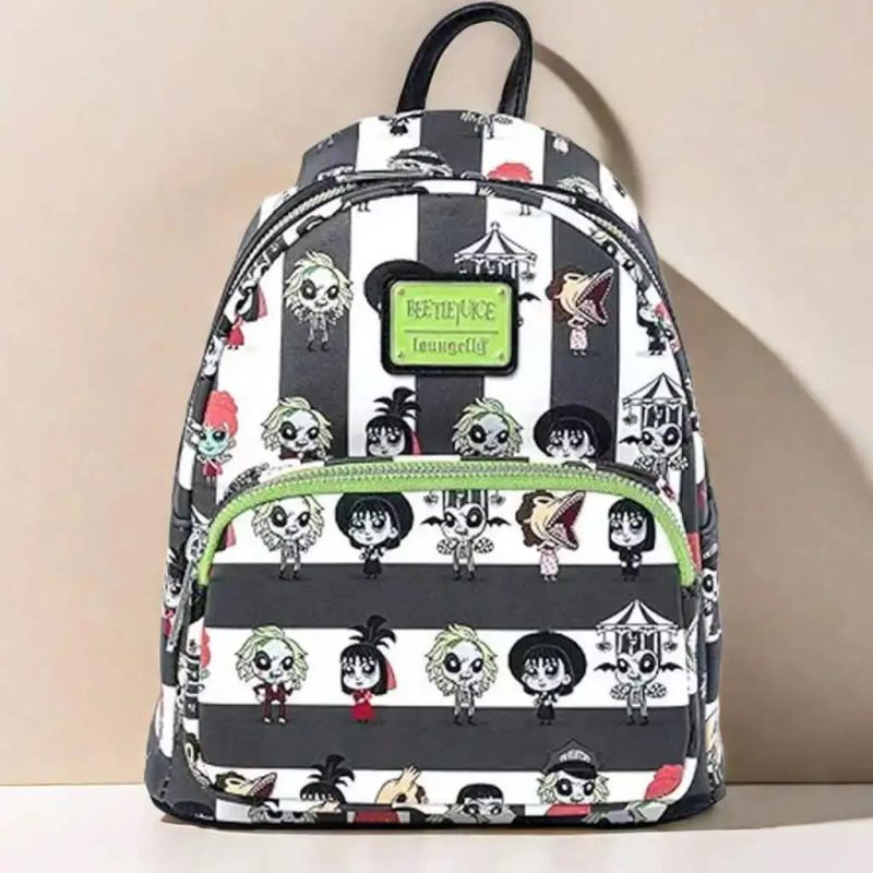 Women’s Vintage Double Strap School Backpack - Image 2