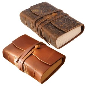 Vintage Retro Travel Journal Writing Diary Style Notebook