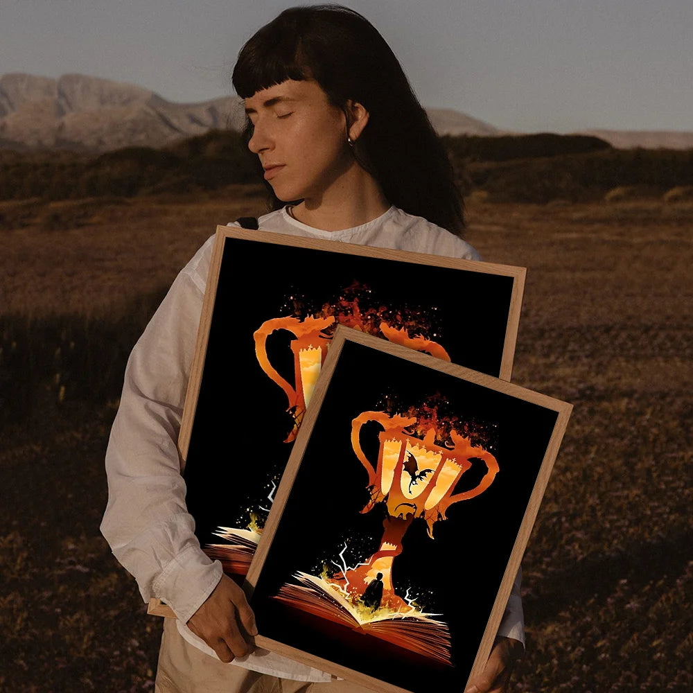 Harry Potter Landscape Wand Movie Sticky Poster - Image 14