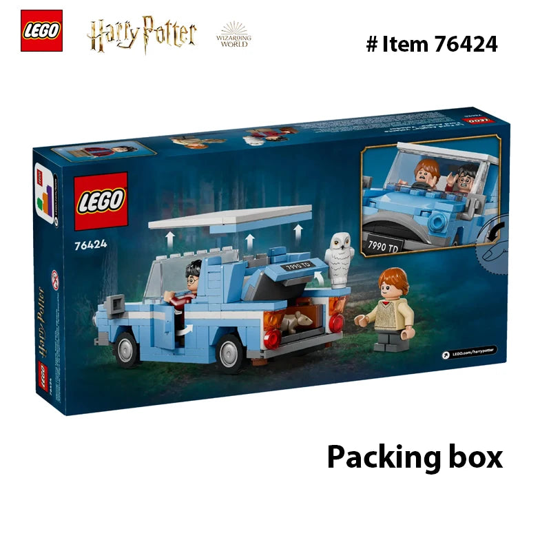 Harry Potter Flying Ford Anglia Buildable Car Toy with 2 Minifigures - Image 4