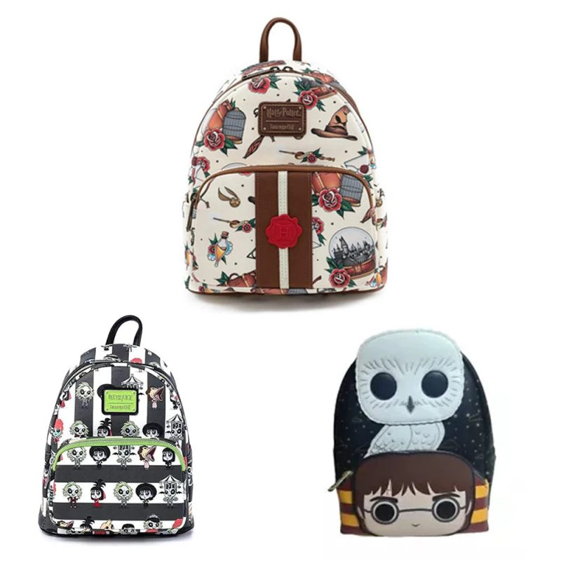 Women’s Vintage Double Strap School Backpack