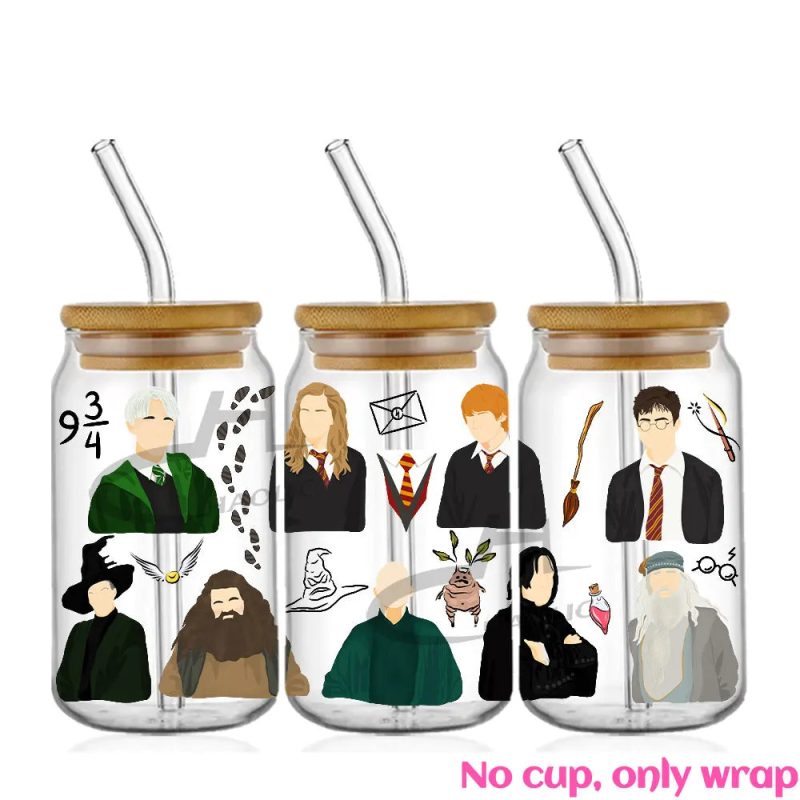 Wizard World UV DTF 16oz Glass Cup Wrap - Image 12