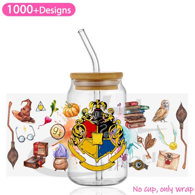 Wizard World UV DTF 16oz Glass Cup Wrap - Image 17